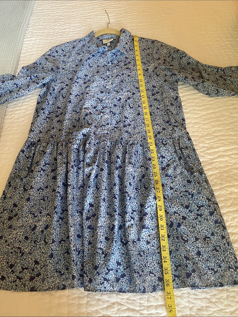 Tuckernuck Blue Floral Button-Front Dress - Picture 8 of 8